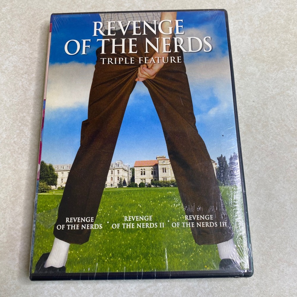 Revenge of the Nerds Triple Feature DVD Set New Sealed 3-Disc Cult Classic Retro